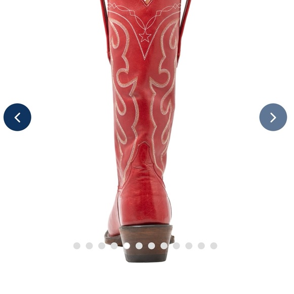Kemo Sabe Cherry Red Heeled Boots - Picture 3 of 10